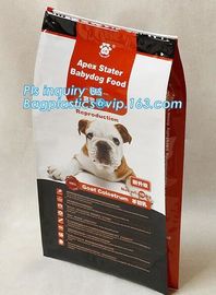 Slider Zipper Flat Bottom Side Gusset Dog Pet Food Packing Bag, Gravure Printing Top Slider k Plastic Pet Dog Trea supplier