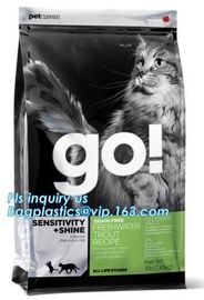 Slider Zipper Pet Foil Lined Oem Snack Food Package Boiling Plastic Bag, Foil Laminated Side Gusset Flat Bottom Plastic supplier