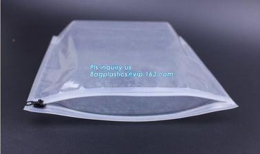 quad seal bottom and bottom load metallized film slider zipper packaging bag, Metal Zipper Printing PVC Slider Bags supplier