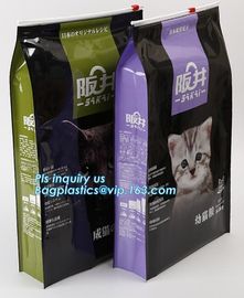 25kg Custom Print Laminated Pet Food Bag with Slider Zipper, 2Kg 5Kg 10Kg Dog Food Package Big Capacity Bags For Petfood supplier