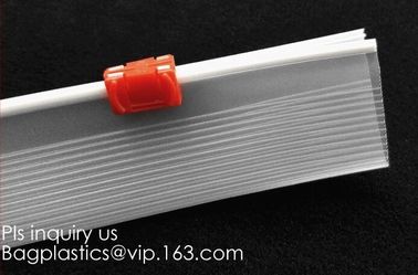 Eco-Friendly large plastic bag horizontal flat zipper for sale, horizontal pvc zipper, pvc transparent flat zipper supplier