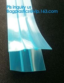 PE Plastic flange zipper for food bag, PE k sealed food bag flange Zippers, manufacturer directory plastic flange supplier