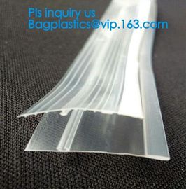 PE Plastic flange zipper for food bag, PE k sealed food bag flange Zippers, manufacturer directory plastic flange supplier