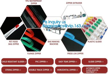 PP/PE Flange on one side for bags, flange zipper press to close, pe bag clear press lok zipper, Press-Lok Zipper For Pou supplier