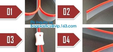 Eco-friendly press lok zipper, double slider pe press lok zipper, waterproof press lok zipper, press lok zipper, SLIDER supplier