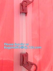 multi colored transparent plastic easy tear zipper, closure pe bag clear press lok zipper, reclosable press zipper supplier