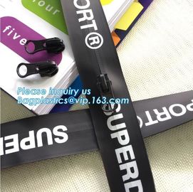 multi colored transparent plastic easy tear zipper, closure pe bag clear press lok zipper, reclosable press zipper supplier