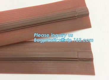 PVC slider zipper, pvc zipper slider seal, PP slider seal, PP zipper slider seal, PP document A4 size slider seal bags supplier