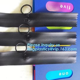 OEM design zipper with semi auto lock slider/ continuous zipper/ zipper waterproof, 5# nylon &amp; waterproof zipper seamles supplier