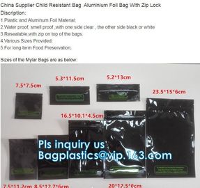 zipper, specialty zippers, valve, Clear opp square bottom gusseted candy bags, Fancy OPP plastic square bottom packing supplier