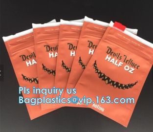 herbal flat metalized small foil pouches with zip lock, herbal incense pouch, herbal potpourri pouch supplier