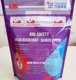 Child-resistant Packaging, Kraft Paper Child Resistant Bag, Opaque Plastic Lockable Medication Bag , Stand Up k Ba supplier