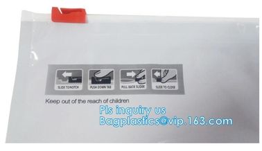 Plastic Top Open Child Proof Zipper Bags Matte Finish With Three Standard Sizes, MOPP Optional Size Child Safety Packagi supplier