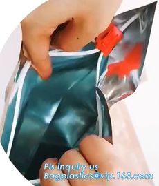 Child Proof Cigarette Plastic Bag Anti Moisture Laminated Aluminum Foil Mylar, Tobacco Plastic Child Proof Zipper Bags M supplier