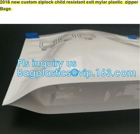 Child Proof Cigarette Plastic Bag Anti Moisture Laminated Aluminum Foil Mylar, Tobacco Plastic Child Proof Zipper Bags M supplier