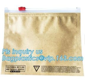 stand up pp Child Resistant Pouch, Kraft Paper Child Proof Packaging Bag Tobacco, Odorless Child Proof M a r i supplier