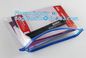 Reclosable PE PVC plastic slider zipper storage bags, multi color plastic slider zipper clear pvc pencil bag, pvc zipper supplier