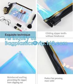 Frosted PVC Slider Zipper Packing Bag For Clothes, vinyl slider bags/ PVC EVA zipper bag, Slider Zipper PVC Pouch Clear supplier