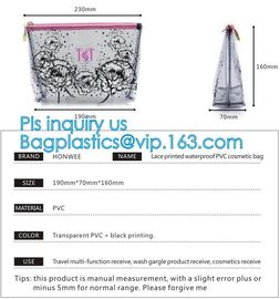 pvc pouch clear vinyl pvc k bag, PVC zipper slider travel cosmetic bag, commodity package bag, matte frosted PVC s supplier