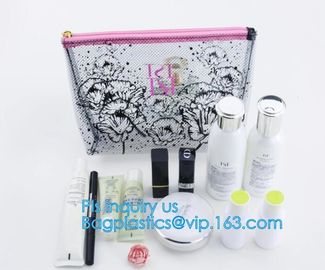 pvc pouch clear vinyl pvc k bag, PVC zipper slider travel cosmetic bag, commodity package bag, matte frosted PVC s supplier