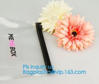 reusable premium quality slider zipper cosmetic toothbrush pvc bags, Custom logo pvc frosted vinyl slider zipper bag supplier