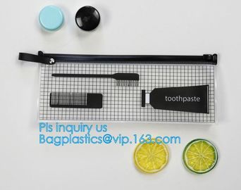 matte frosted PVC slider zipper bag plastic bag with zipper/pvc zipper lock slider bag/resealable pvc slider zip poly ba supplier