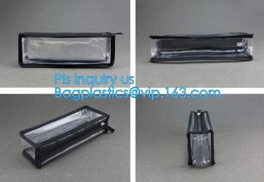 file pouch slider zipper bag, slider zipper bag for jewellery, pencil case, Clear Soft Pvc Zipper Blanket Packing Bag Ha supplier