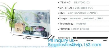 Factory Products Custom Cheap LDPE/HDPE poly zip lock plastic bag with own logo, Clear plastic bag with slider supplier