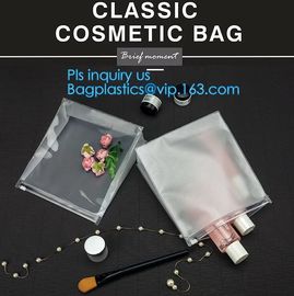 plastic A4 file bag document bag, children traveling EVA bag, resealable slider clothes packing, slider zip lock with ho supplier