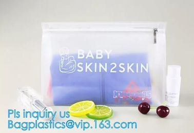 Promotional Plastic slider bag, bag for baby underwear packing, Resealable PE / PVC Slider Zip Lock Bags supplier