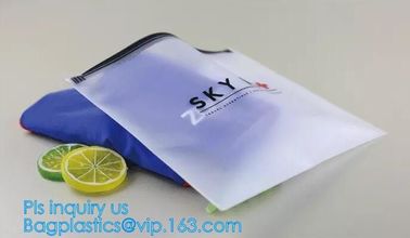 PVC Stationery ruler set packaging bag with slider, fabric slider zip bags, slider PVC cosmetic bag,pencil bag supplier