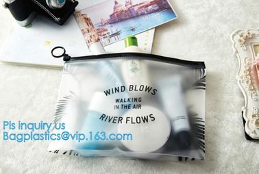 school pencil bag/printing stationery bag/zipper slider plastic pencil bag, gold Supplier custom slider pvc pouch with z supplier