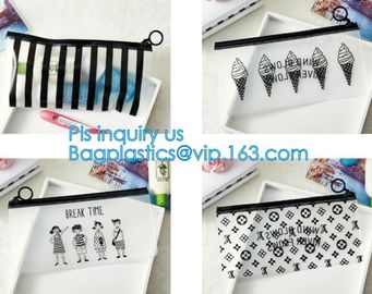 A4 file bag slider zipper envelope slider closure bag, Swimwear Packaging With Slider Zipper Closure PVC Bikini Bag, pac supplier