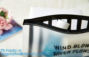 A4 file bag slider zipper envelope slider closure bag, Swimwear Packaging With Slider Zipper Closure PVC Bikini Bag, pac supplier