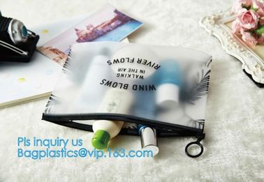 underwear packing slider zipper bags with hanger, Cosmetic k clear bubble bags, Manufacturer Clear Vinyl Slider Ba supplier