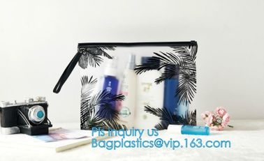 slider PVC zipper PE packing bag for underwear / clothing / cosmetic, foldable slider zipper pvc storage bags, Pouch Sli supplier