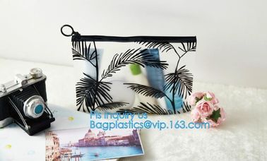 slider PVC zipper PE packing bag for underwear / clothing / cosmetic, foldable slider zipper pvc storage bags, Pouch Sli supplier