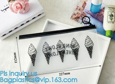 swimwear packaging bags, slider zipper pvc pouch glitter clear plastic vinly k bag, biodegradable pvc plastic slid supplier