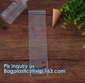 promotional clear zipper slider pvc plastic document/ swimming bag, Slider Gusset Cosmetic Bag Makeup Case Plastic Water supplier