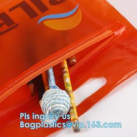 pvc slider zipper baby clothes packaging bag, slider zipper golf sport t-shirt/towel bag, A4 office file holder slider b supplier