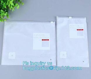 PVC Zipper Slider Bag For Travelling Grocery Packaging, slider zipper pvc packing documents bags, Women Waterproof Cosme supplier