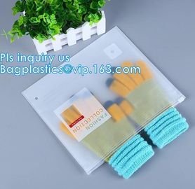 PVC Zipper Slider Bag For Travelling Grocery Packaging, slider zipper pvc packing documents bags, Women Waterproof Cosme supplier