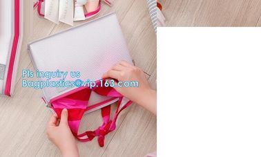 mesh zipper cosmetic bag make up custom high quality bags and cases shopping, Travel Toiletry Pouch Silver Mesh bag supplier