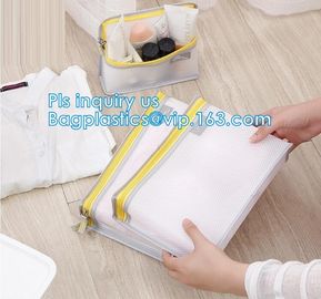 multifunction travel bag in bag women mesh bag, EVA Mesh pouch customized Cosmetic Makeup Bag toiletry bag supplier