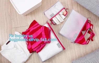 mesh zipper cosmetic bag make up custom high quality bags and cases shopping, Travel Toiletry Pouch Silver Mesh bag supplier