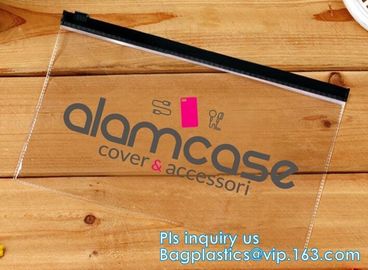 Zipper Plastic bag for nail clipper Packing, slider zipper on top side gusset pvc packaging pouch, promotional prices sl supplier