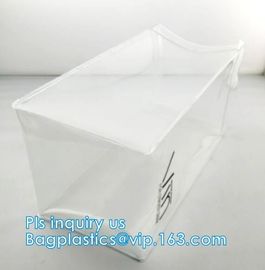 Ice gel pack PVC Can bottle wine cooler bag, Promotional PVC Ice bag for wine, recyclable clear tall PVC wine ice bag supplier