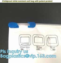 Exit bags, Medical Incese Packaging Zipper Pouches, mylar packaging, medicine kraft pouch herbal Tobacco Leaf pinch zipp supplier