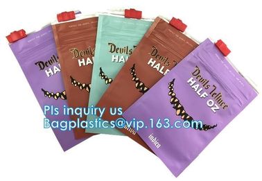 Exit bags, Medical Incese Packaging Zipper Pouches, mylar packaging, medicine kraft pouch herbal Tobacco Leaf pinch zipp supplier