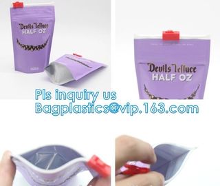 Exit bags, Medical Incese Packaging Zipper Pouches, mylar packaging, medicine kraft pouch herbal Tobacco Leaf pinch zipp supplier